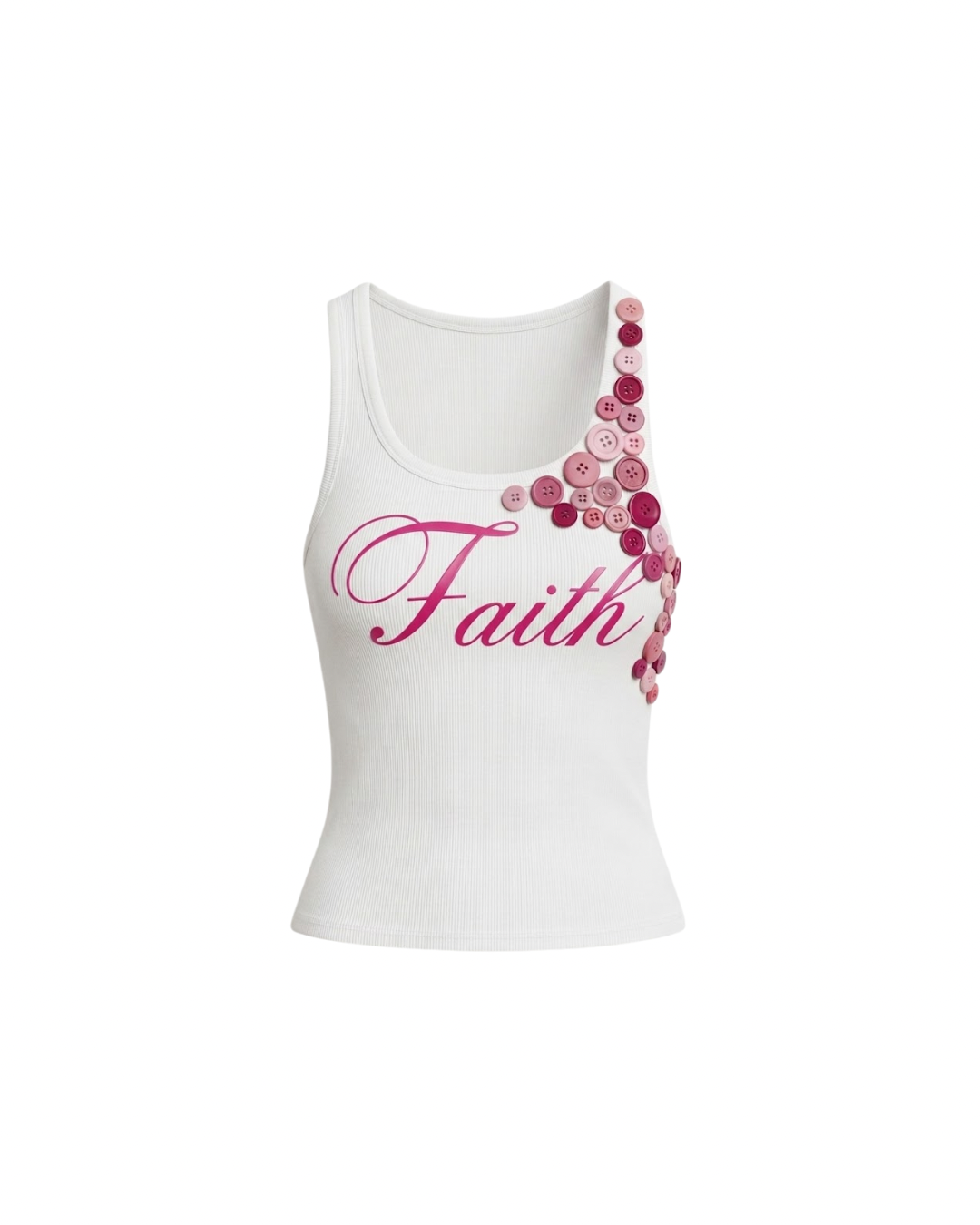 Faith Button Tank
